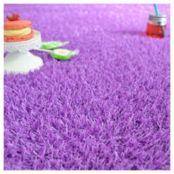 Gazon Synthétique Happy Party - Couleur Violet - Classé Feu - 20mm - 2m X 6m
