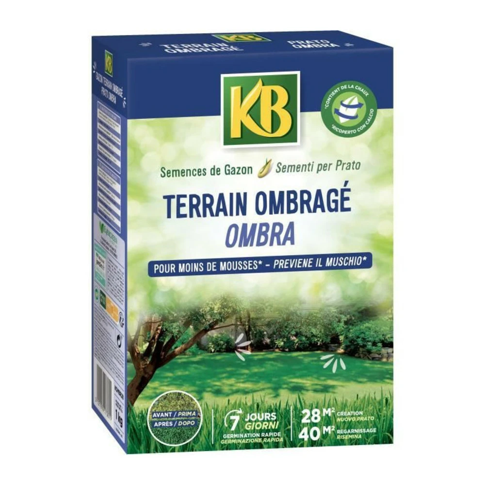 - Semences Gazon - Terrain Ombragé 28m² 1 - Semences Gazon - Terrain Ombragé 28m²